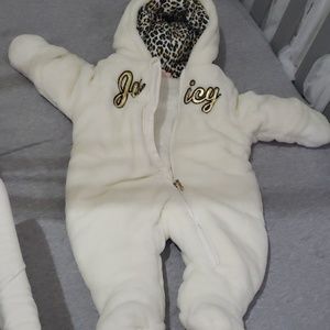 White Juicy Couture Snowsuit for Baby